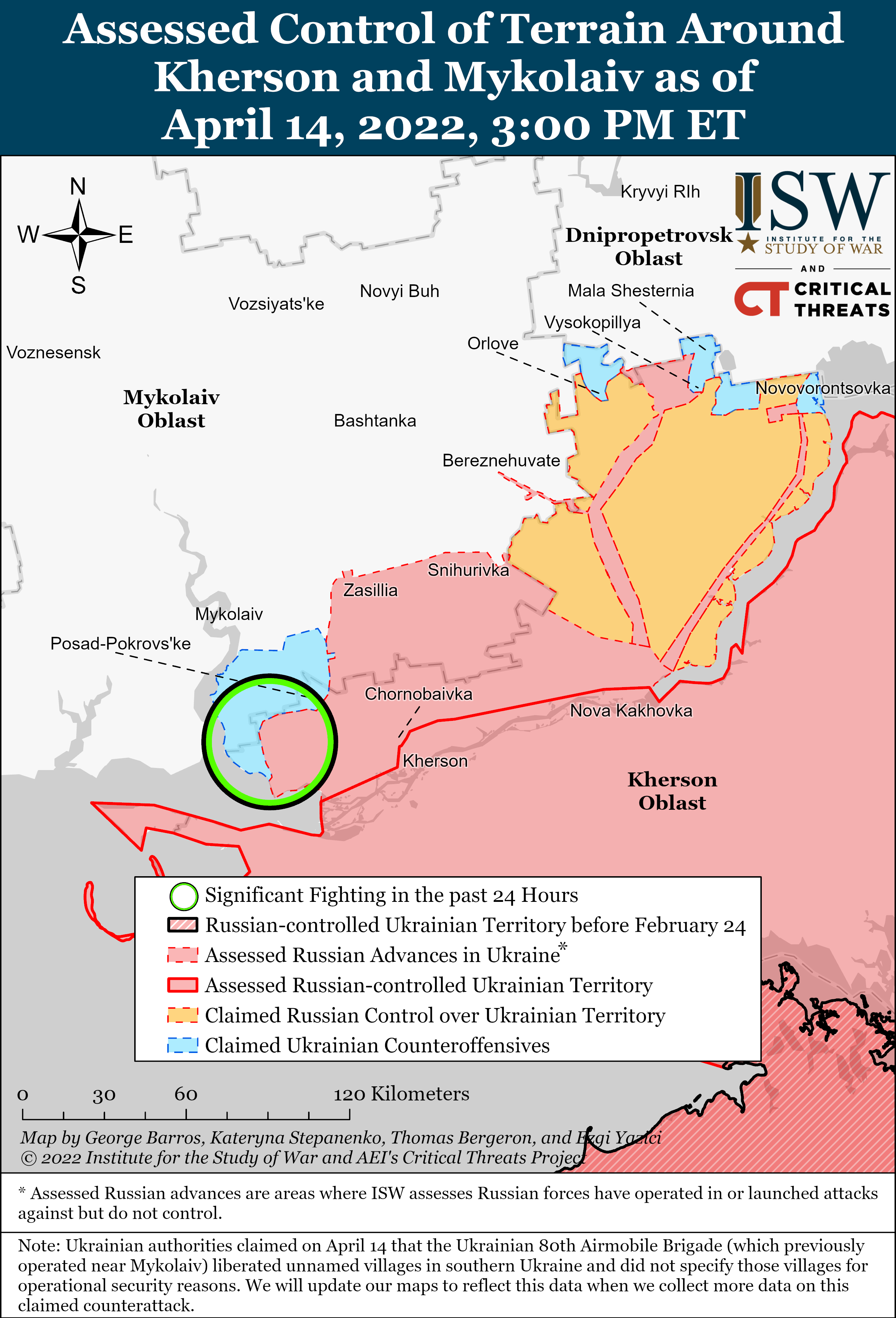 Russian Offensive Campaign Assessment, April 14 | Institute For The ...